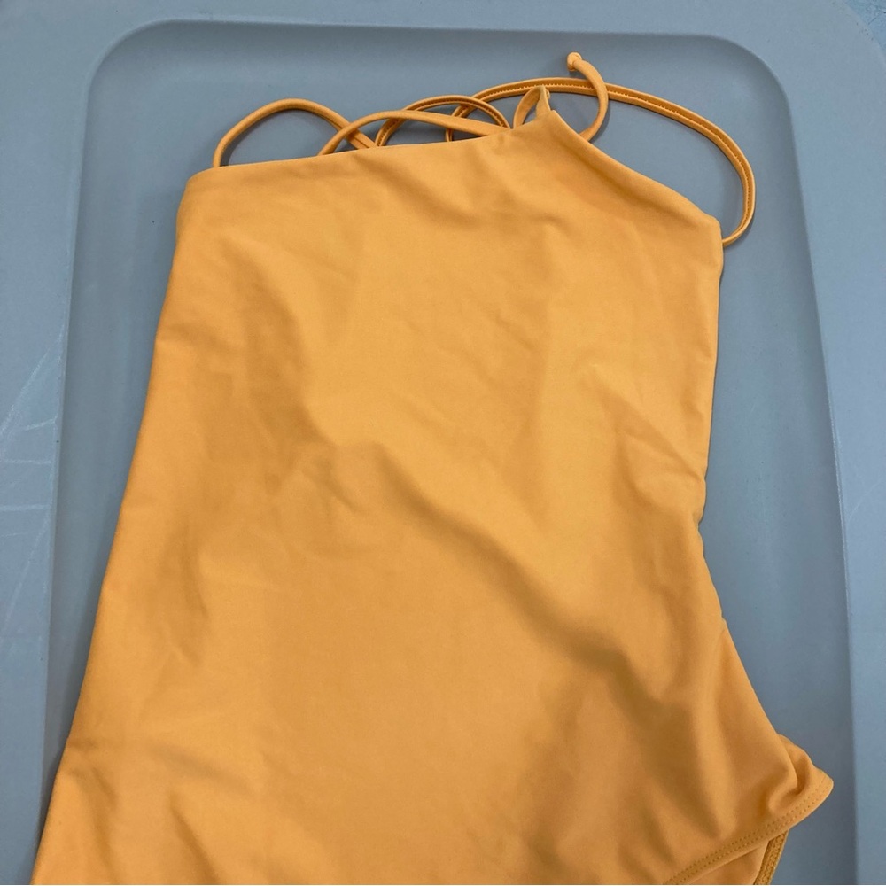 Beach Riot Kids Tangerine Bodysuit Swimsuit